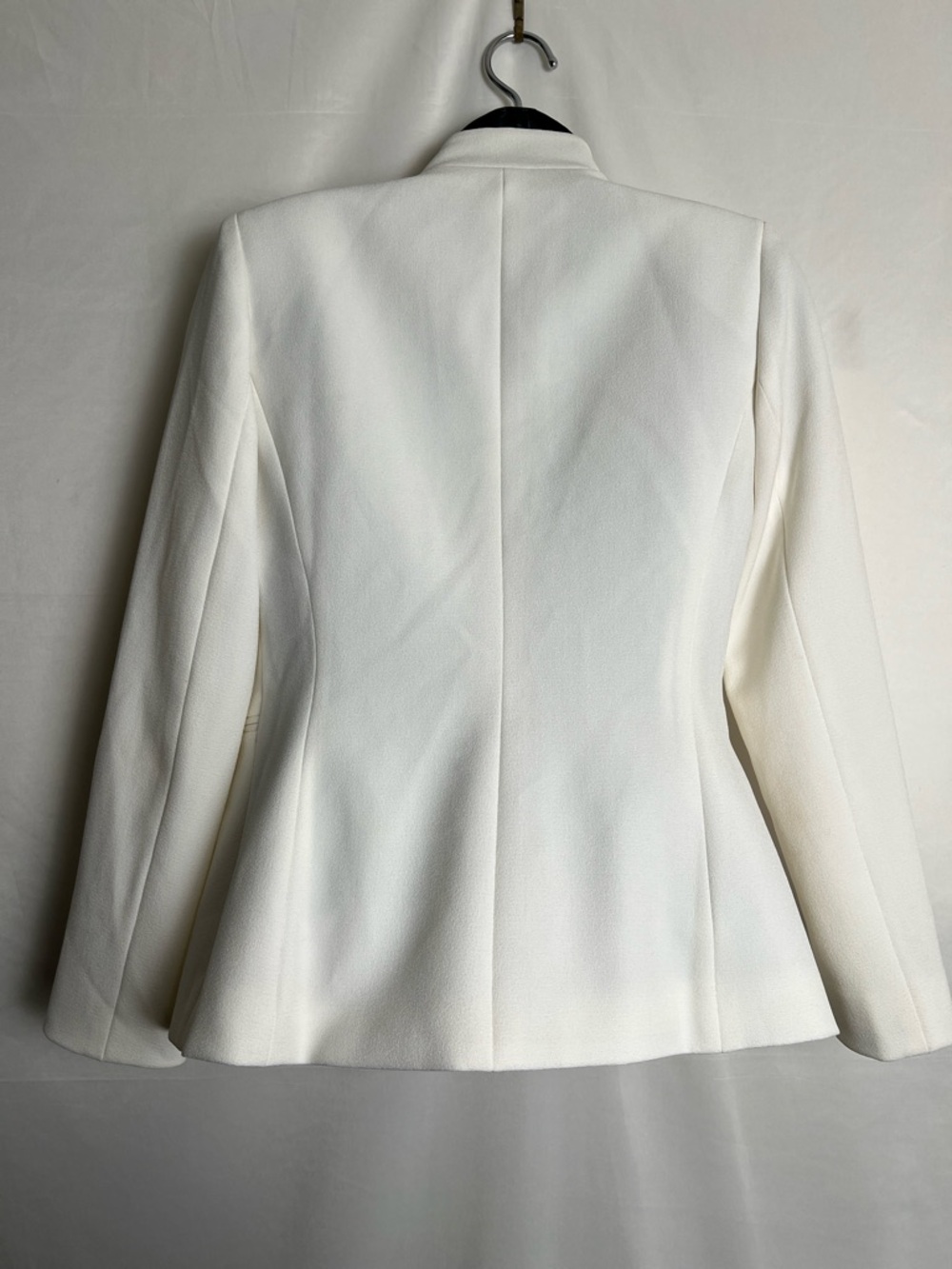 Tahari Ivory Ruffle-Front Blazer - Picture 6 of 11
